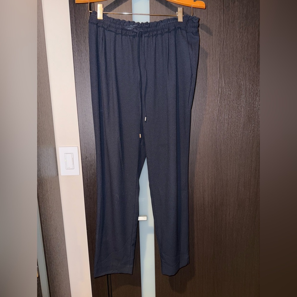 Zara Basic Collection Women’s Black Jaw String Pants Size M